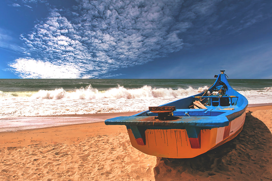 #103:  Small boat on seashore