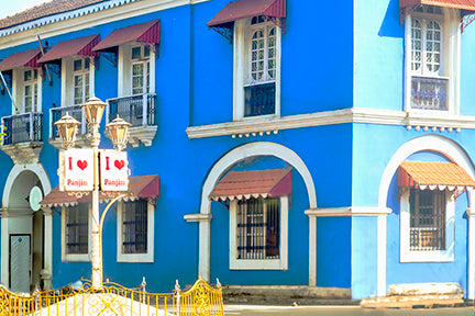 #P107: Blue Building