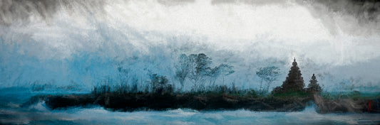 #P112: Beach shore temple